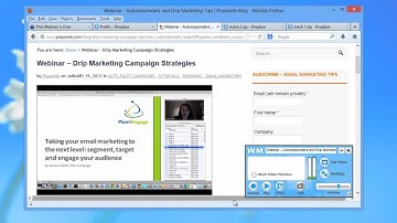 WM Capture  - Capture Webinars or Training Videos. How to PIP YouTube TV and any streaming video.