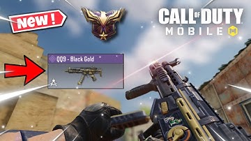 New Black Gold QQ9 Is Broken!!! Cracked In Legendary!!! Best QQ9 Ironsight!!? Call Of Duty Mobile