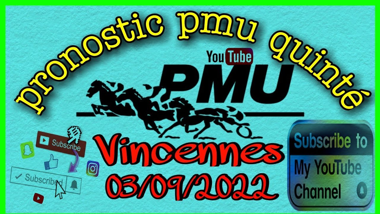 Pronostic Quinté Samedi 3 Septembre 2022 Vincennes YouTube