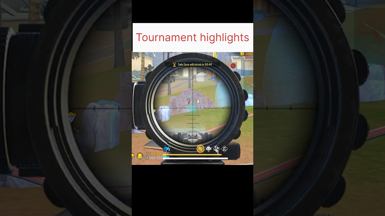 Sniper tournament highlights ☠️ || #viral #freefire #trending #shorts #esports #iphone #india