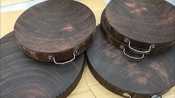 Các Kích thước thớt gỗ nghiến thông dụng trong gia đình - Thớt Nghiến Pvb