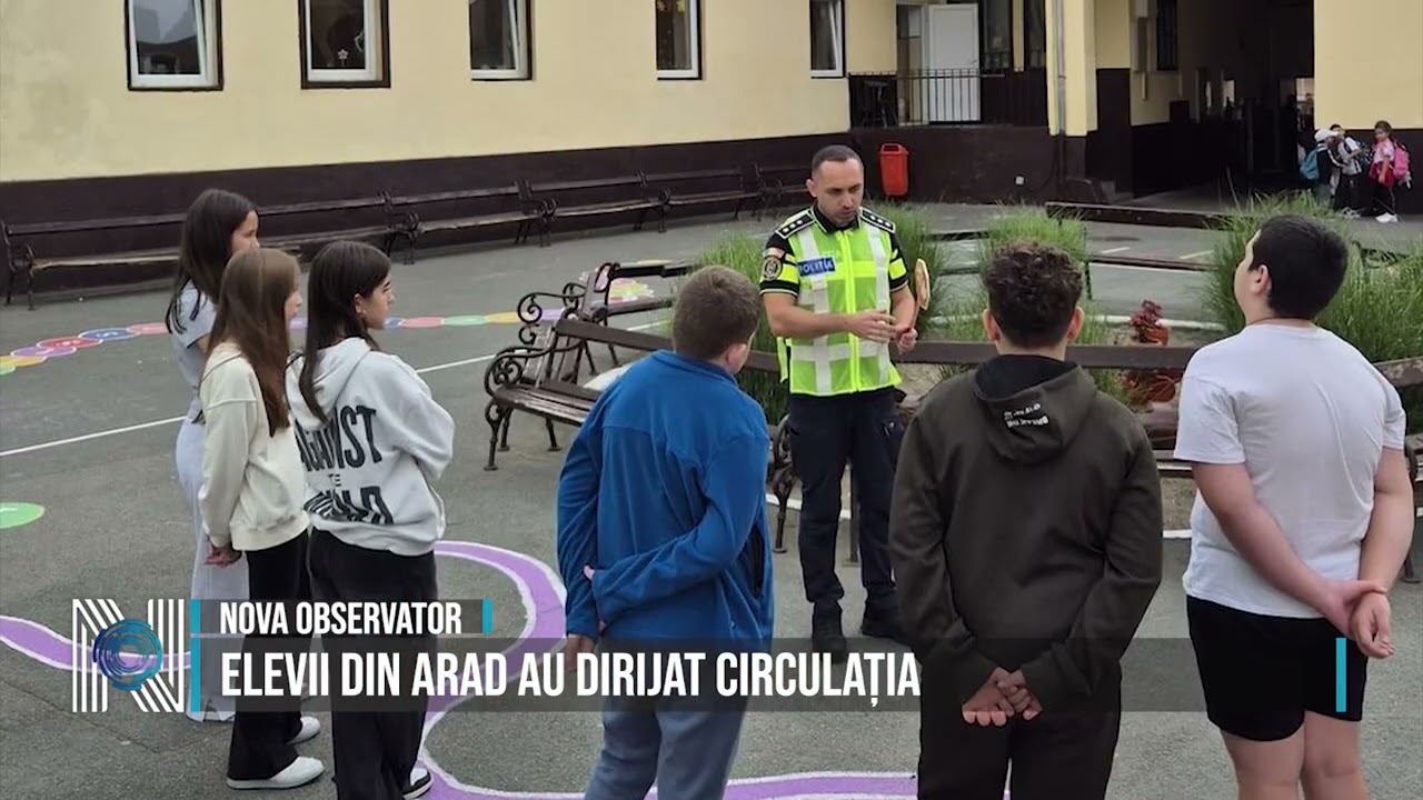 ELEVII DIN ARAD AU DIRIJAT CIRCULAȚIA