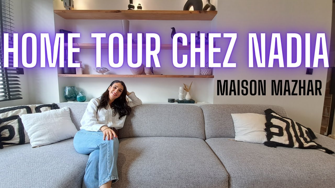 HOME TOUR - Chez Nadia, fondatrice de Maison Mazhar boutique de déco ethnique et éthique à Bruxelles