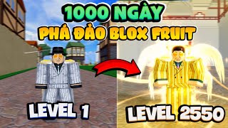 1000 NGÀY PHÁ ĐẢO BLOX FRUIT TỪ LV1 ĐẾN LV2550 VỚI ĐÔ ĐỐC KHỈ VÀNG KIZARU VÀ FULL GEAR ANGEL V4