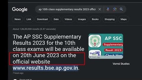ap ssc 10th class supply results 2023 expect date latest update