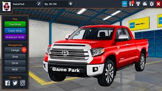 TOYOTA TUNDRA MOD - Bus Simulator Indonesia- Bussid Mod - Car Mod In Bussid Android Gameplay FHD screenshot 5