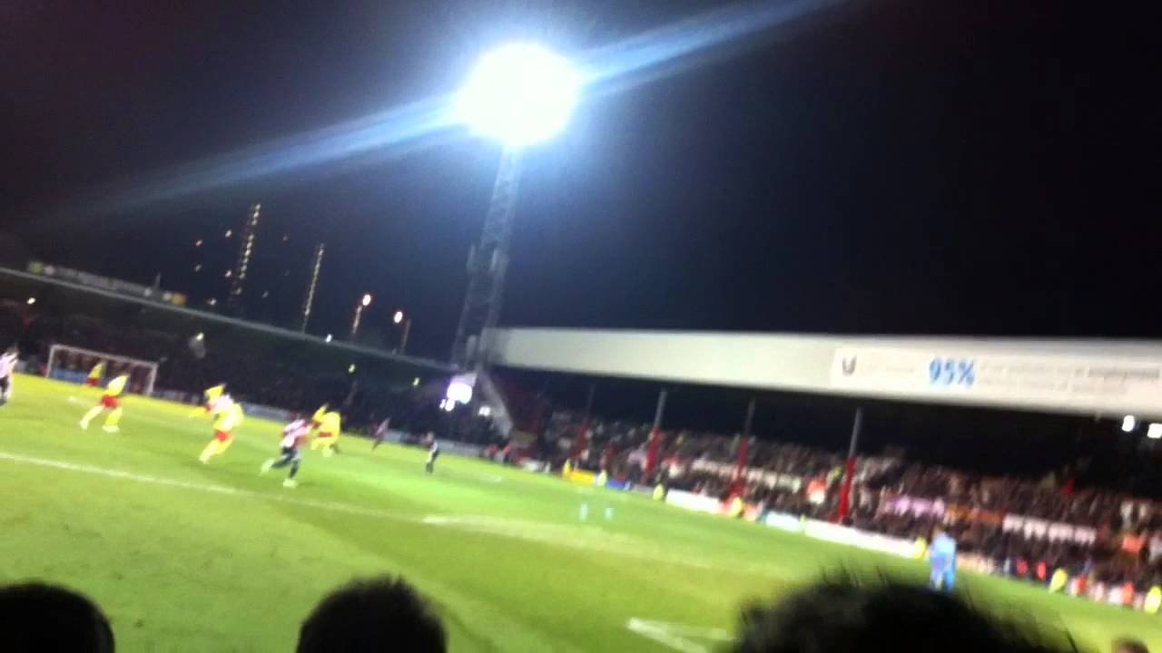Watford fans away at Brentford YouTube
