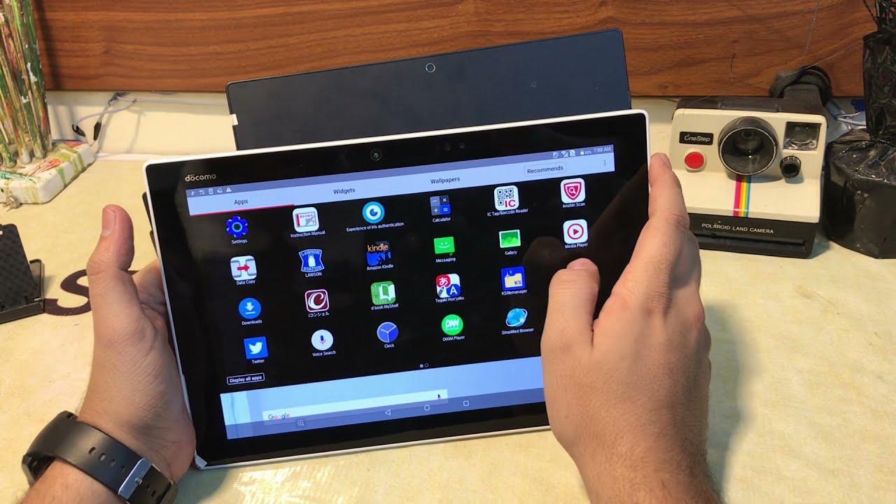 Fujitsu Arrows F-04H Docomo Tablet | Gaming Tab | 4K Display - YouTube