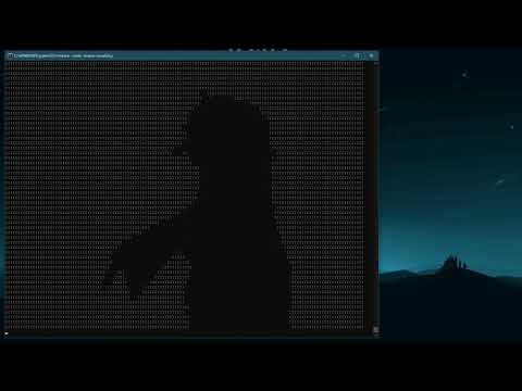 Bad apple but it's windows command prompt