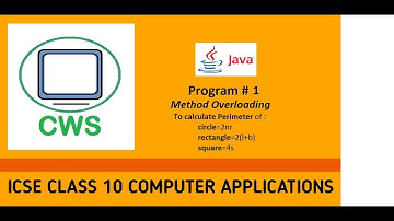 Program#1To calculate the Perimeter of square,circle and rectangle using method overloading