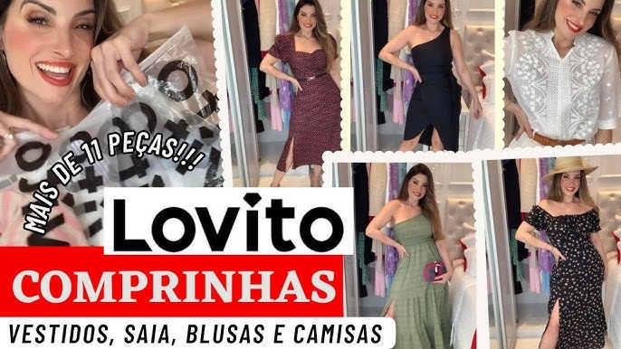 Comprinhas verão LOVITO: + de 14 peças incluindo vestidos MIDIS e