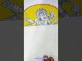 Wait for Lord Ganesha🙏💖#ganesh #shorts #youtubeshorts #ytshorts #painting #acrylicpainting #viral