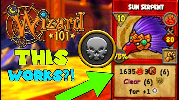 Wizard101 Level 170 Death PvP: SUN SERPENT ON THE DEATH ACTUALLY WORKS?!