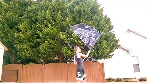 Color Guard Flag Basics and Tosses