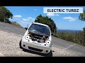 China electric turbo test 3 Cylinder 800cc hill climb