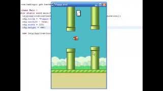 [Android, Java] Source code Game Flappy bird with LibGdx screenshot 2