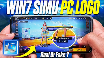 Free Fire PC Logo Test Using Win7 Simu App!