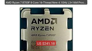 Amd Ryzen 7 8700F 8-Core 16-Thread New 4.1Ghz L316M Proces... Top Pick 2026 Unbeatable Price