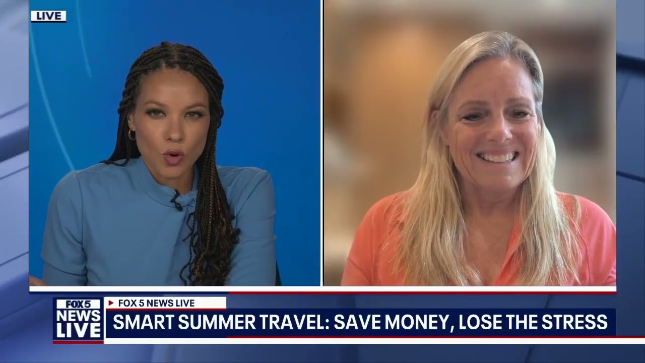 Family travel tips video thumbnail for Destination Sitters showing a FOX 5 interview about vacation inflation