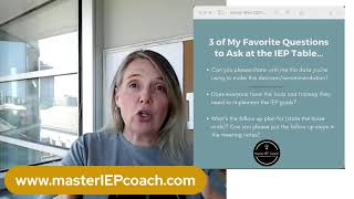 3 of My Favorite IEP Questions to Ask During the Meeting