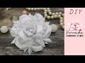 🌸Цветок Камелия из атласной ленты 5 см МК🌸Bow flower of ribbon 5 cm DIY Tutorial🌸PAP flor de fita
