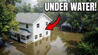 Indianapolis Neighborhood Flooded Out #Flood #drone flooding footage