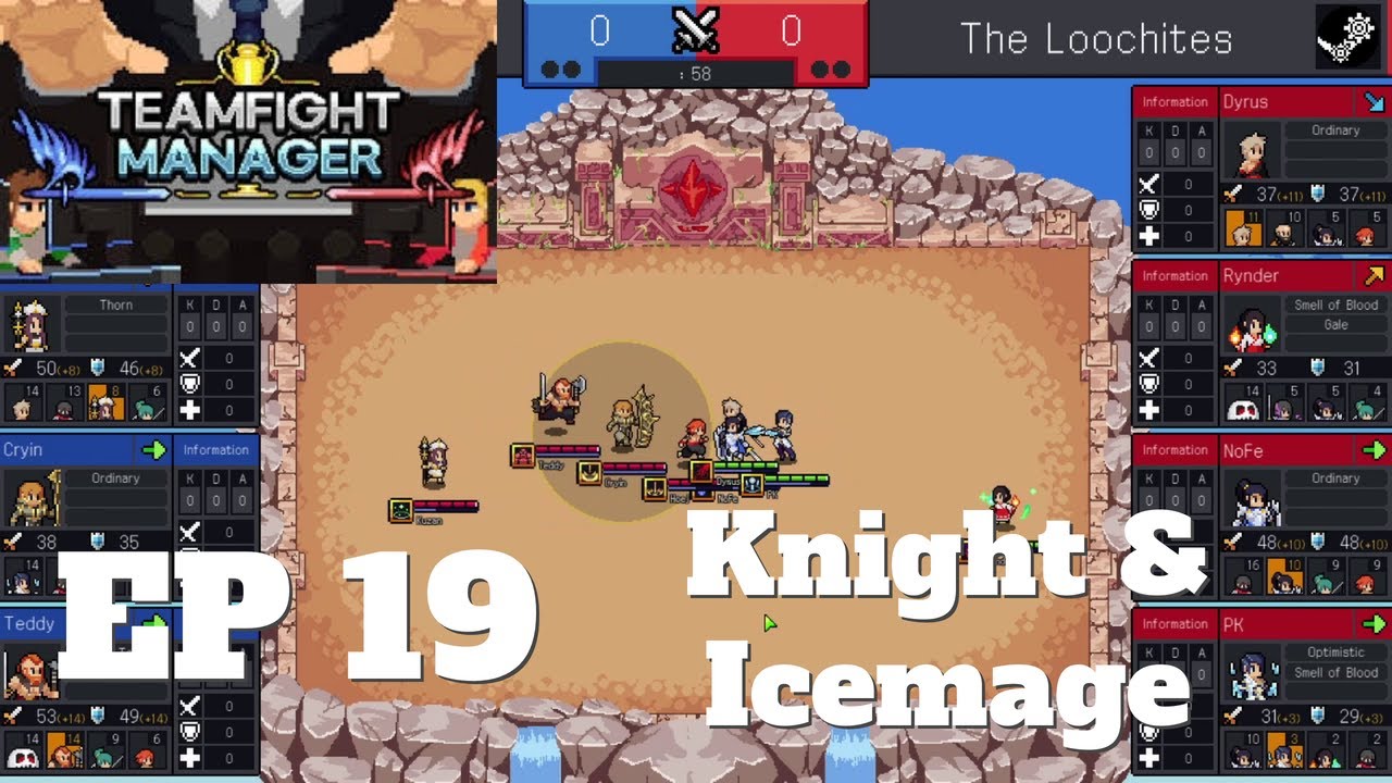 Let's Play Teamfight Manager Ep 19 - I Love Knight And Icemage!