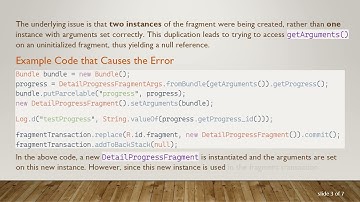 Fixing the NullPointerException in Android Fragment Data Passing