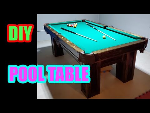 DIY Pool Table - YouTube