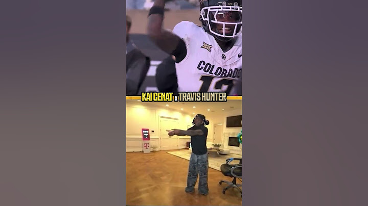 Travis Hunter hits Kai Cely AGAIN! 😂 #KaiCenat #TravisHunter #Collegefootball #celebration