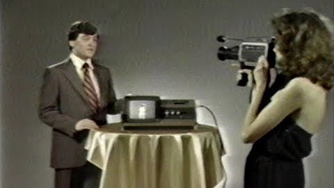 1981 Technicolor 335 Video Showcase CVC Microvideo business usage applications.