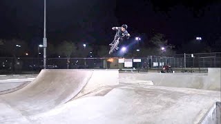 HUGE 180 GAP AT THE SKATEPARK!