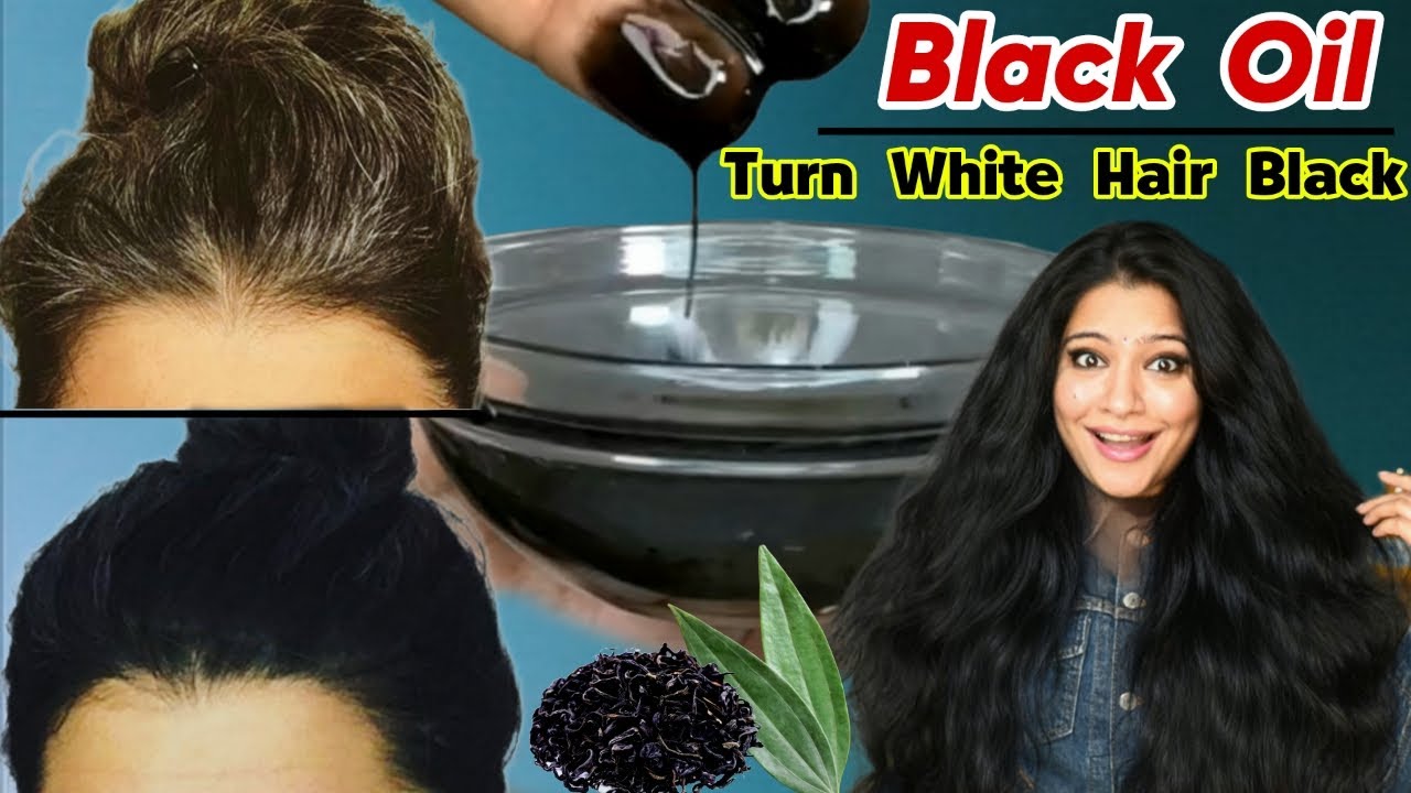 Stunning White Hair To Black Hair Oil Landscape in HD Stunning White Hair To Black Hair Oil Landscape in HD
