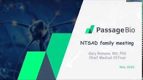 NTSAD Virtual Family Conference 2020: GM1 Gangliosidosis Breakout | Passage Bio