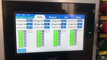 Brake pad automatic weighing machine