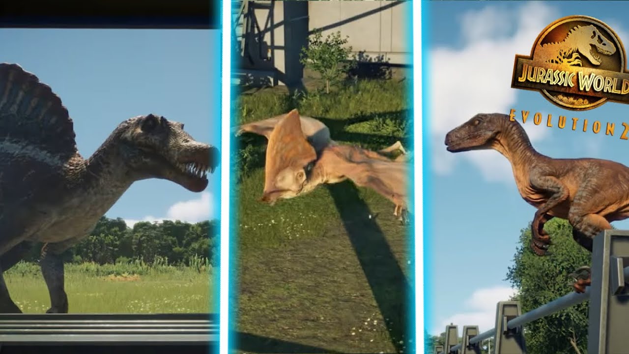 SPINOSAURUS UNLEASHED! TAPAJARA REVEALED! RAPTORS CLIMB FENCES