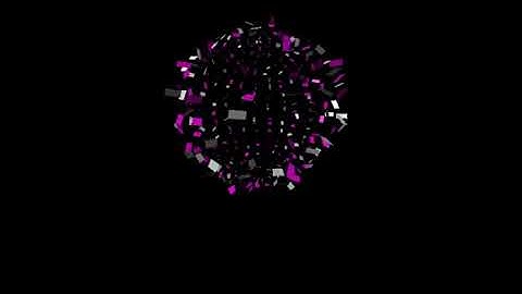 Win 98 Screensaver - 3D Flying Object - Explode