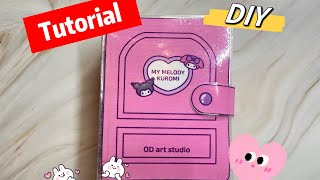 My Melody & Kuromi  Paper Doll House DIY Squishy Book Quite Book #1 Tutorial #DIY #craft #安靜書