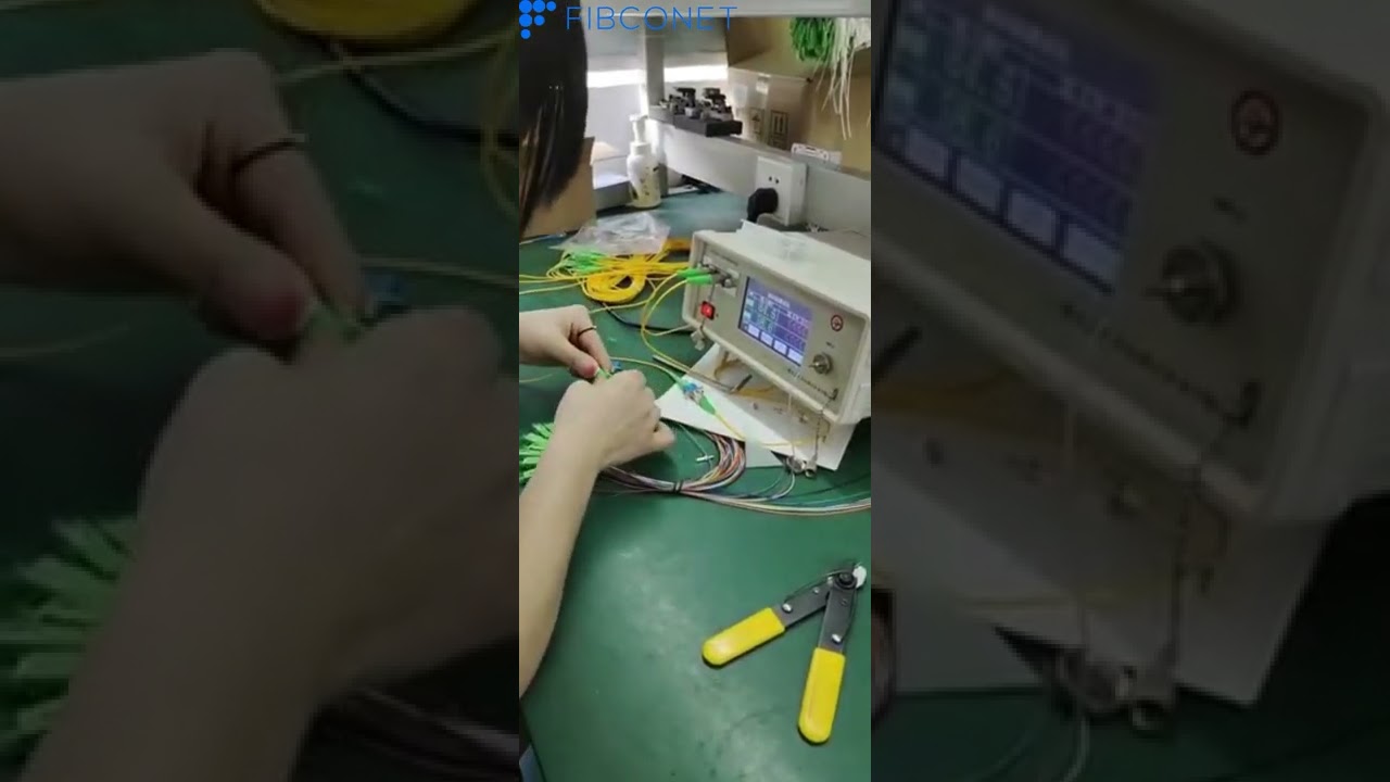 Test IL - Fiber Optic Pigtail Set (12 Fibres) Simplex Sc/apc 1.5 Meter Tight Buffer 0.9mm PVC