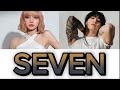 Jungkook & Lisa - Seven | AI (Original by jungkook) Color Coded Lyrics [AI Cover]