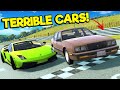 I Raced with TERRIBLE CARS Against a NOOB in a Lamborghini in Beamng Drive Mods!