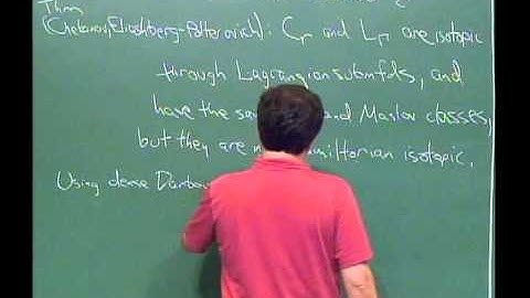 Workshop on Conservative Dynamics and Symplectic Geometry - Michael Usher