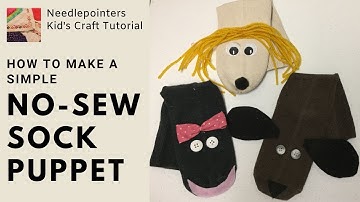 A Simple DIY Sock Puppet Kid