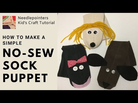 Creativity for Kids Kit - Make Your Own Sock Puppets Kit