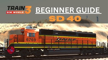 [TSW3] Cold & Dark Start/ Tutorial to the SD 40/ Cajon Pass/ BNSF