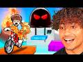 OWNERS Gave Me ADMIN COMMANDS In Bike Obby For Brainrots..