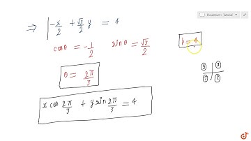 Reduce the following equations into normal form. Find their perpendicular distances from the ori...