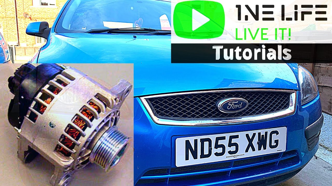 Ford Focus How To Remove and Replace Alternator Mk 2 - YouTube