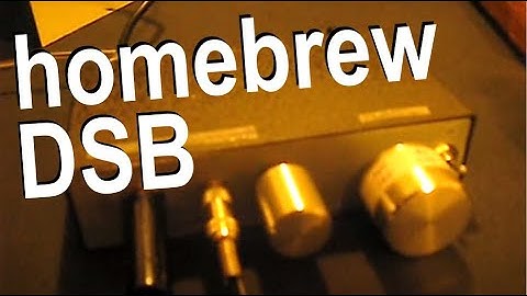 40m and 80m QRP DSB from home and away