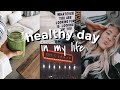 a healthy day (physically + mentally) // green smoothie, cycle class, + more